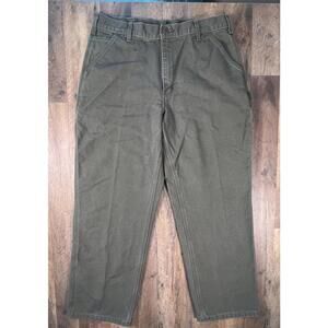 Vintage Carhartt Carpenter Pants B11 (34) 36x30 Faded Duck High Wide Dungaree